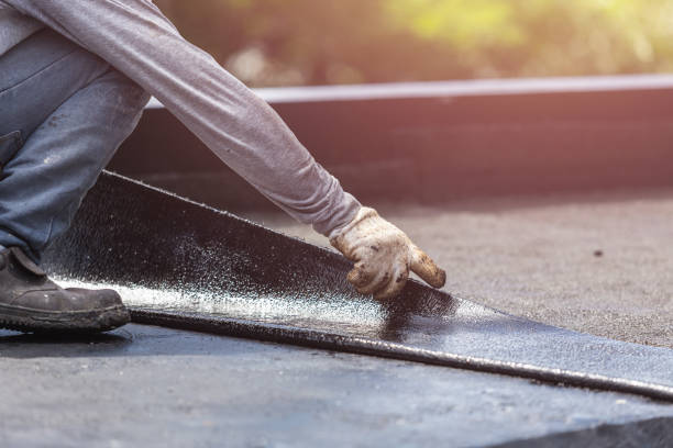 Professional Basement Waterproofing technician working in Casco, WI